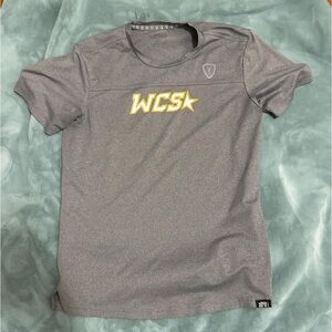 Grey workout t shirt